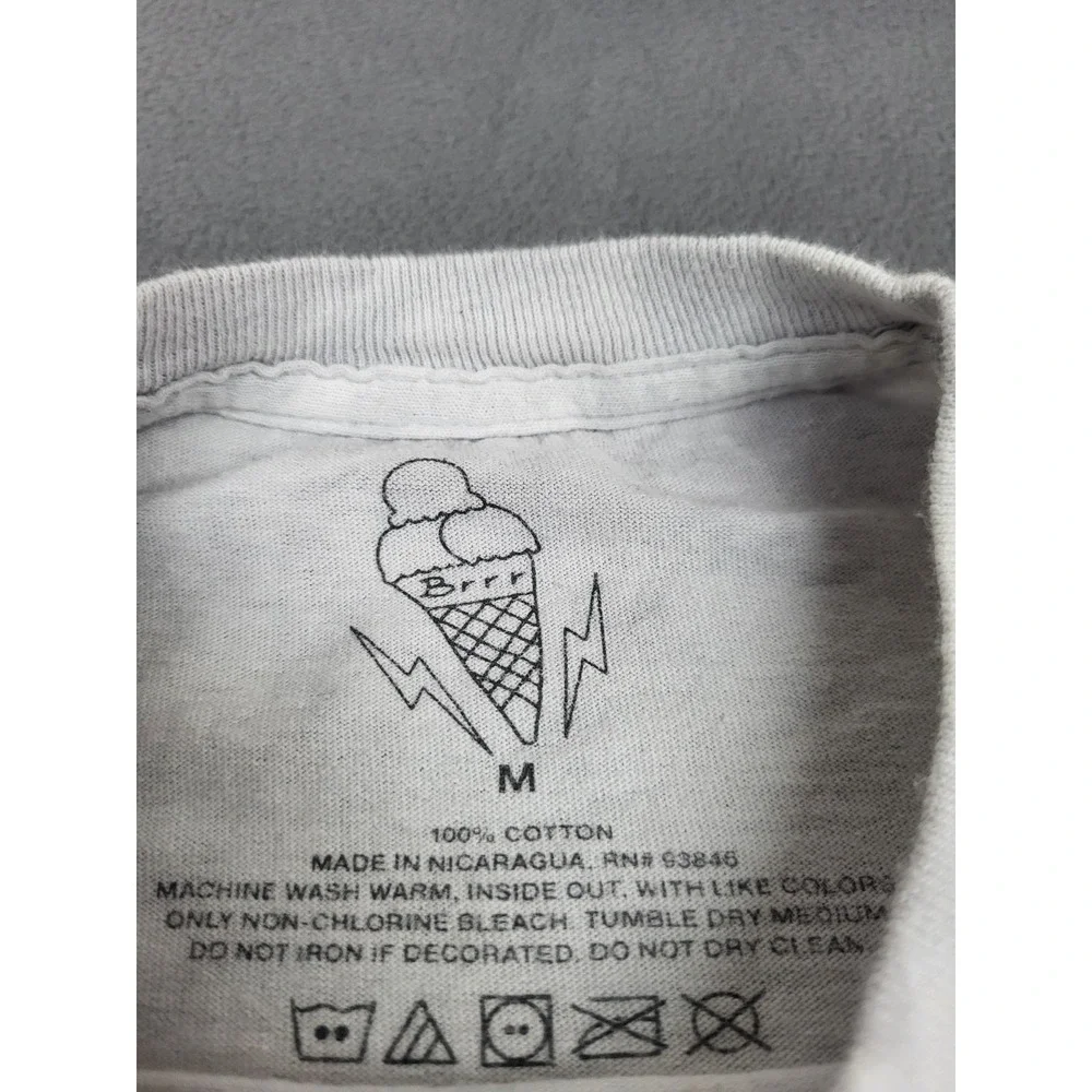 Gucci Mane Guwop Shirt Adult Medium White Brrr Hip Hop‎ Legend Super Cold Crew